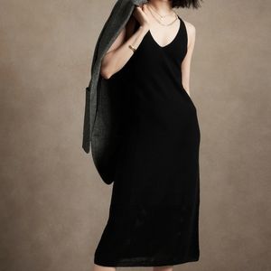NWT S banana republic factory black sweater dress